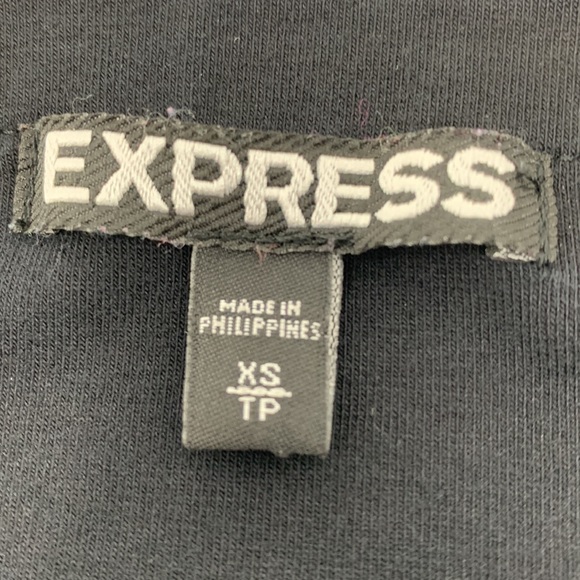 Express floral shorts flattering wide black waist band - Picture 3 of 5